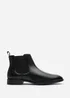 Where's That From Mason Black Mens Chelsea Ankle Boots - Size 12 Image 2