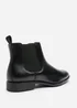 Where's That From Mason Black Mens Chelsea Ankle Boots - Size 12 Image 4