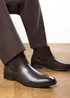 Where's That From Mason Dark Brown Mens Chelsea Ankle Boots - Size 11 Image 5
