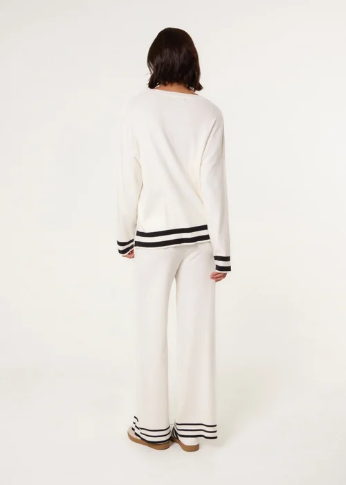 Blue Vanilla Ivory Contrast Colour Co-ord -Set - Size 14-16 Image 4