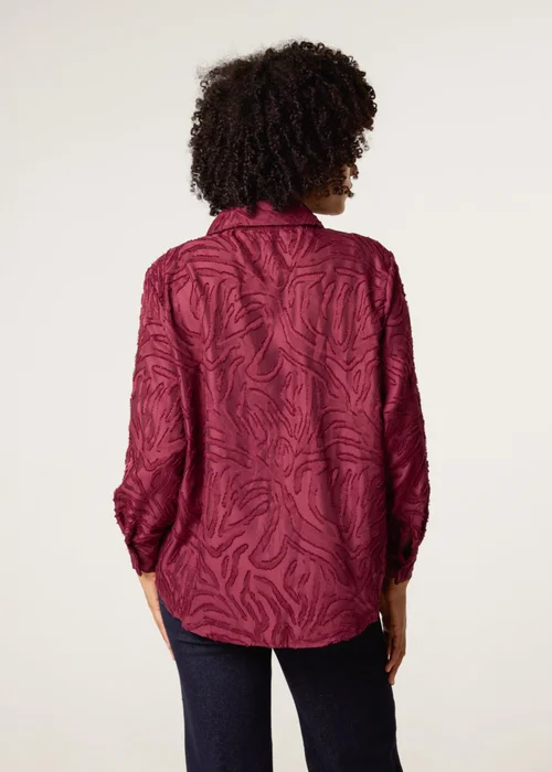 Blue Vanilla Red Burnact Oversized Shirt - Small/Medium Image 4