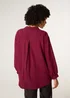 Blue Vanilla Burgundy Diamante Shirt - One Size Image 4