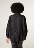 Blue Vanilla Black Burnact Oversized Shirt - Large/Extra Large Image 4
