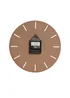 Interval Brown Wooden Wall Clock 30cm - 30cm Image 5