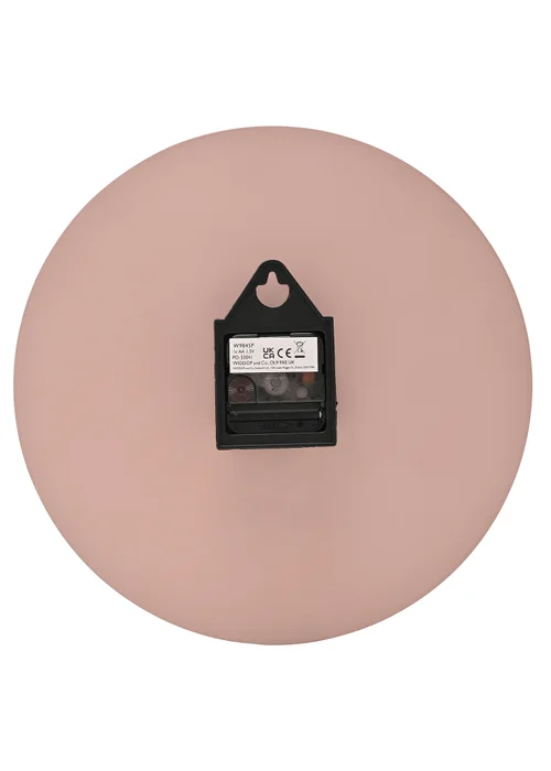 Interval Minimalist Wall Clock 30cm Pink - 30cm Image 4