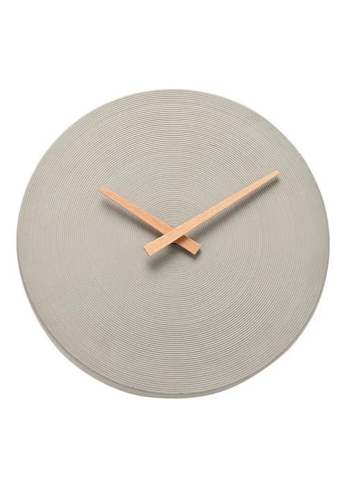 Interval Cement Grey Wall Clock 28cm - One Size Image 1