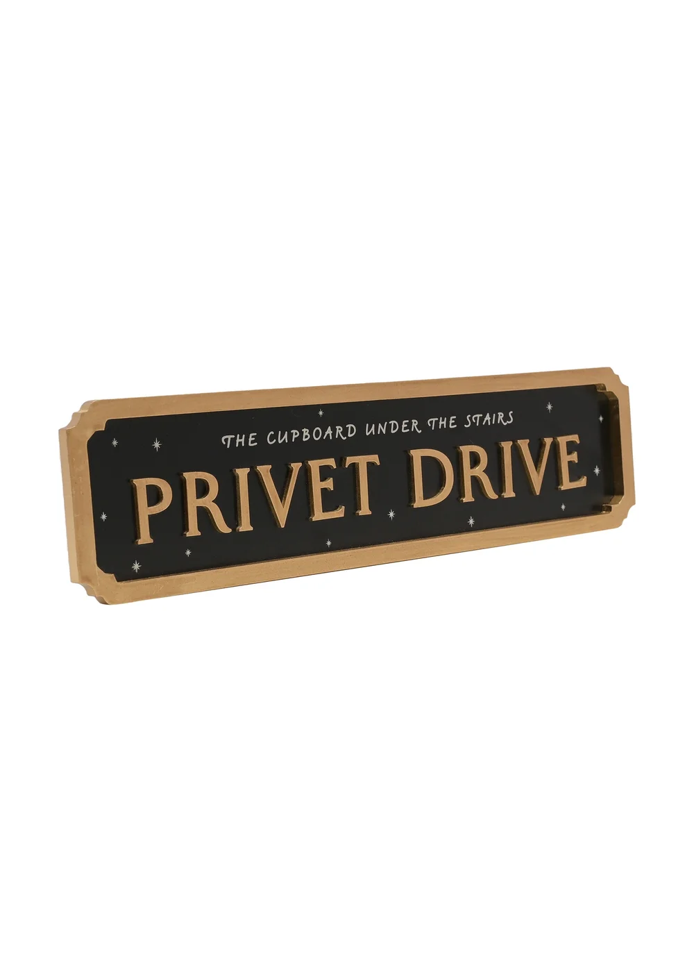 Harry Potter Warner Bros Alumni Black Street Sign Privet Drive - One Size Image 3