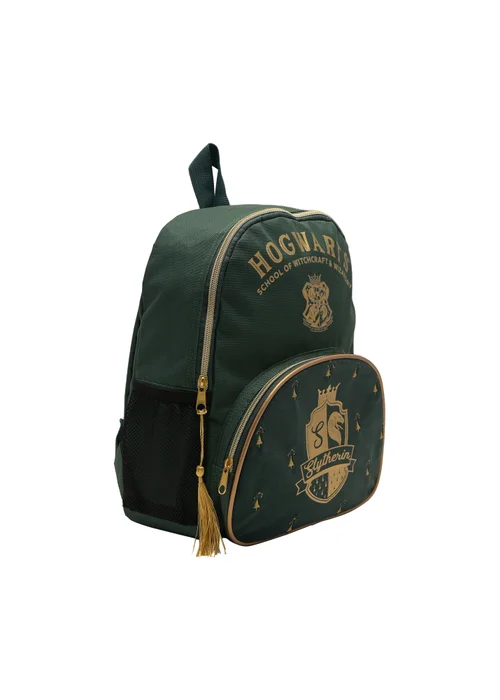 Harry Potter Warner Bros Alumni Green Backpack Slytherin - One Size Image 5