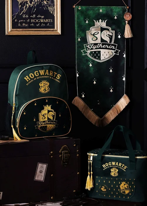 Harry Potter Warner Bros Alumni Green Backpack Slytherin - One Size Image 2