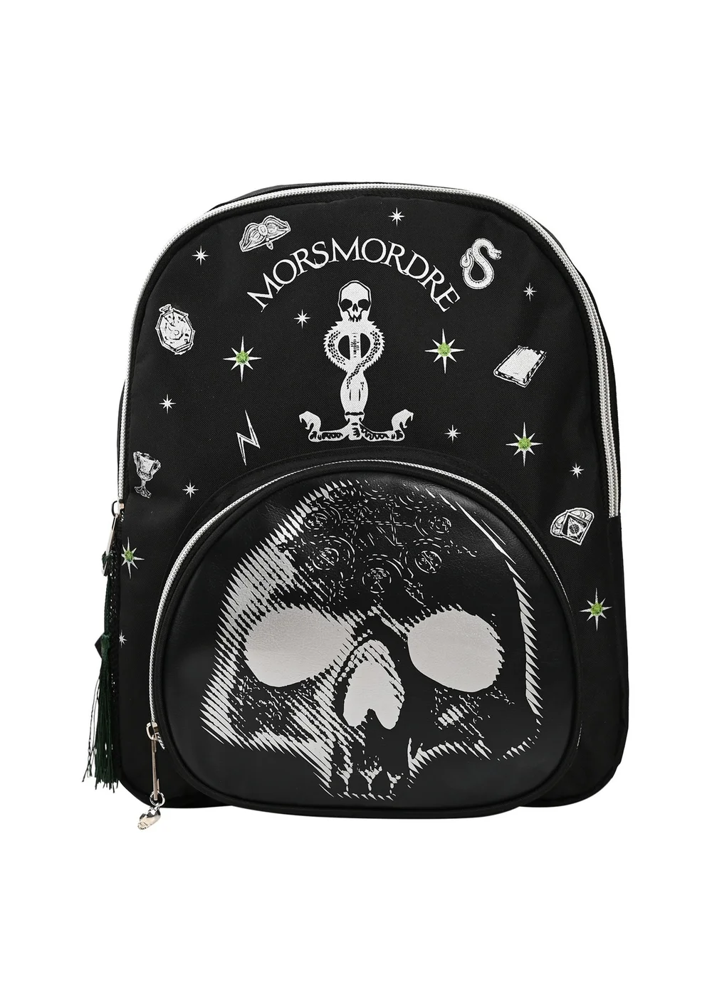 Harry Potter Warner Bros Dark Arts Black Backpack Morsmorde - One Size Image 2
