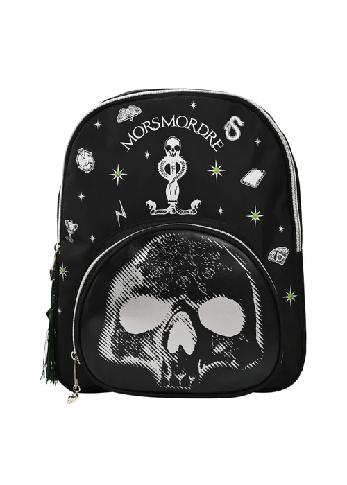 Harry Potter Warner Bros Dark Arts Black Backpack Morsmorde - One Size Image 2