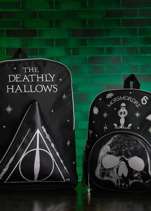 Harry Potter Warner Bros Dark Arts Black Backpack Morsmorde - One Size Image 4