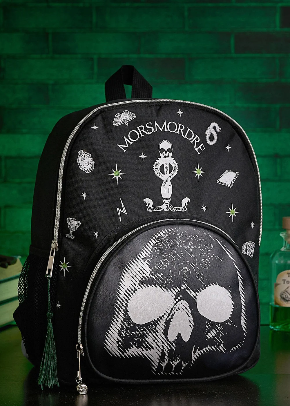 Harry Potter Warner Bros Dark Arts Black Backpack Morsmorde - One Size Image 1