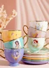 Disney Pastel Princess Purple Tea Cup & Saucer Snow White - One Size Image 3