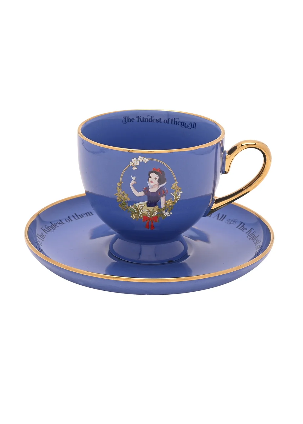 Disney Pastel Princess Purple Tea Cup & Saucer Snow White - One Size Image 2