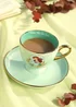 Disney Pastel Princess Green Tea Cup & Saucer Ariel - One Size Image 1