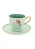 Disney Pastel Princess Green Tea Cup & Saucer Ariel - One Size Image 2
