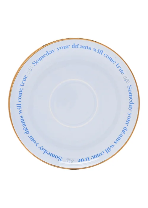 Disney Pastel Princess Blue Tea Cup & Saucer Cinderella - One Size Image 4