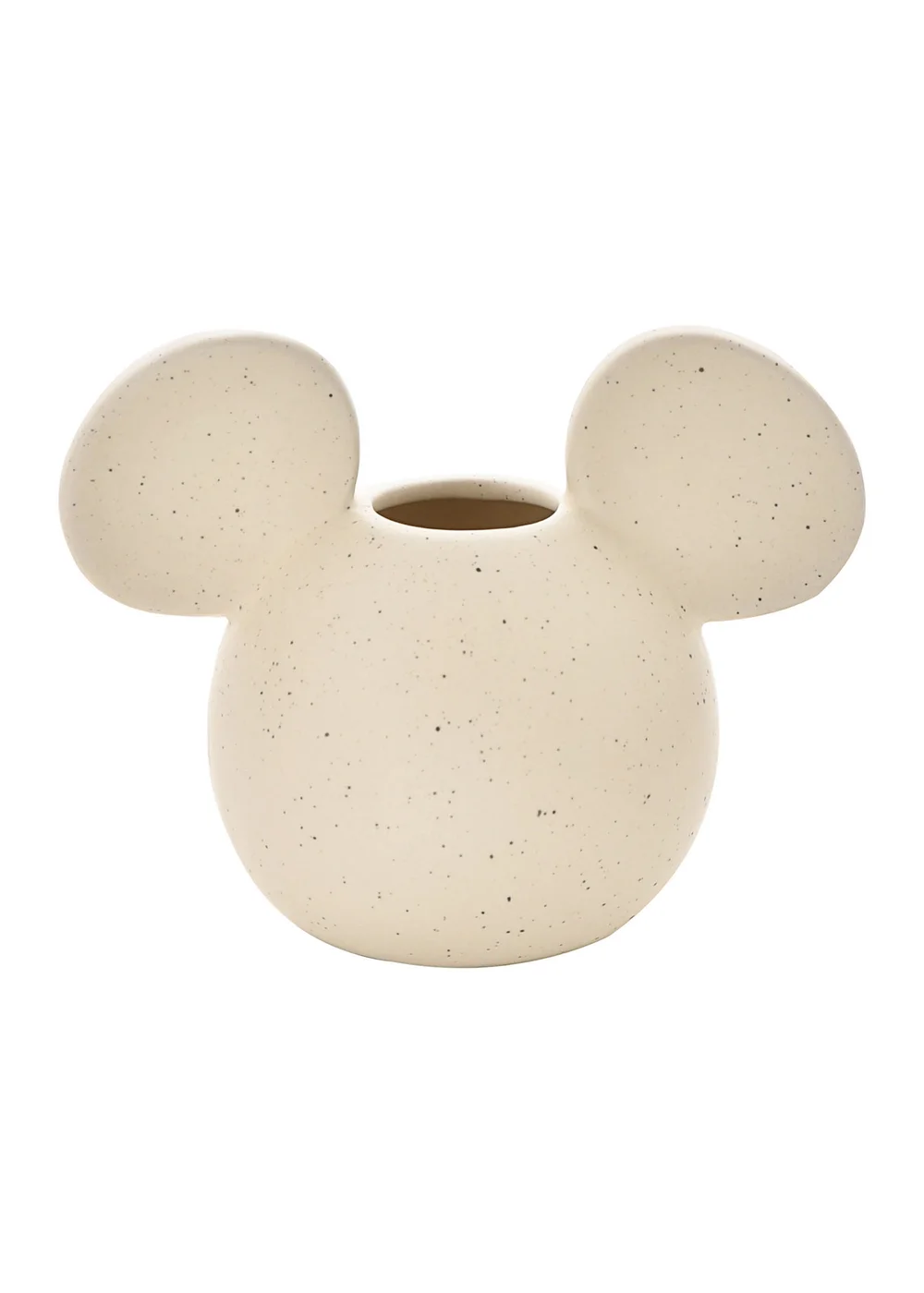 Disney Mickey Cream Head Vase Natural Speckle - One Size Image 2