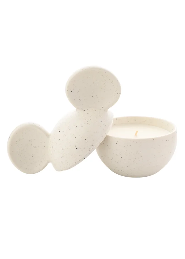 Disney Mickey Ceramic Vessel Fragranced Candle White