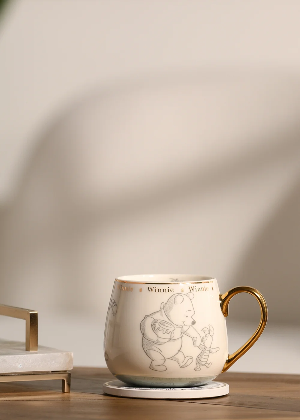 Disney Classic Collectable White Mug Winnie - One Size Image 1