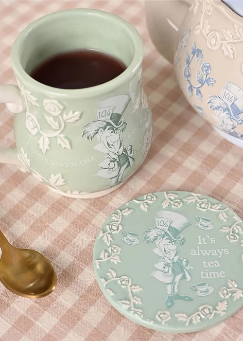 Disney Alice In Wonderland Set Of 4 Coasters - One Size Image 2