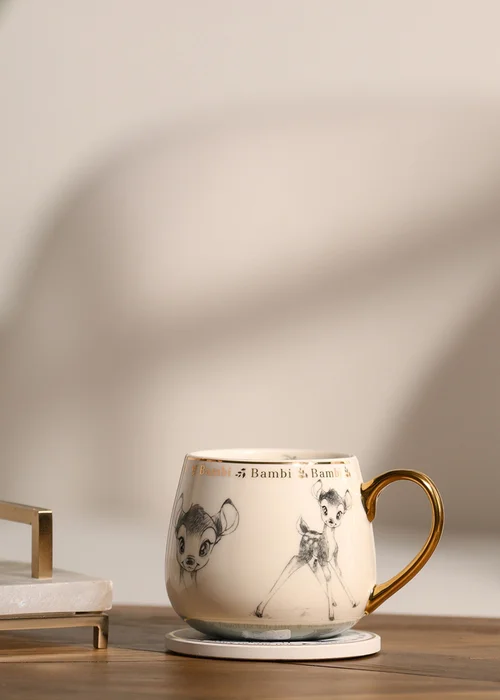 Disney Classic Collectable White Mug Bambi - One Size Image 1