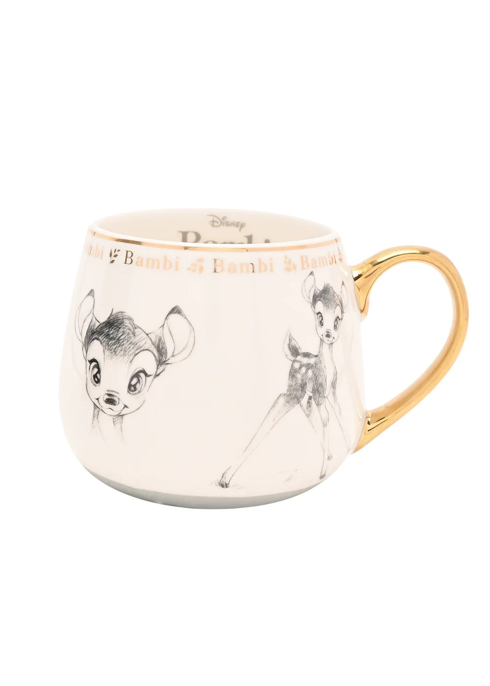Disney Classic Collectable White Mug Bambi - One Size Image 2