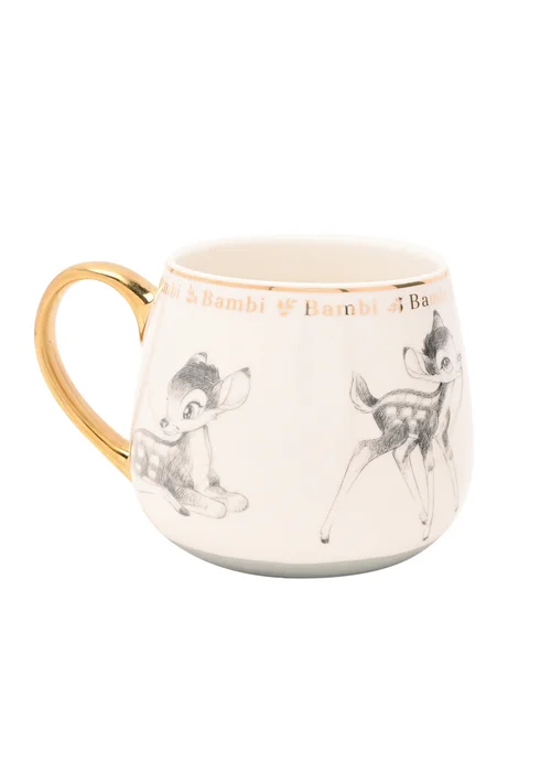 Disney Classic Collectable White Mug Bambi - One Size Image 3