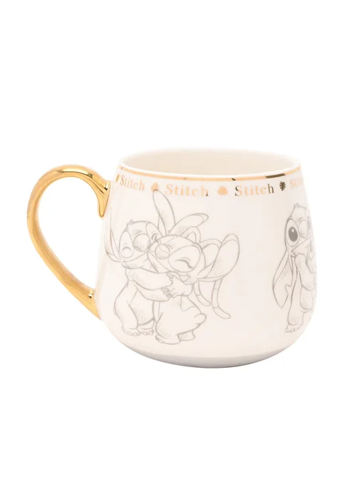 Disney Classic White Collectable Mug Stitch - One Size Image 4