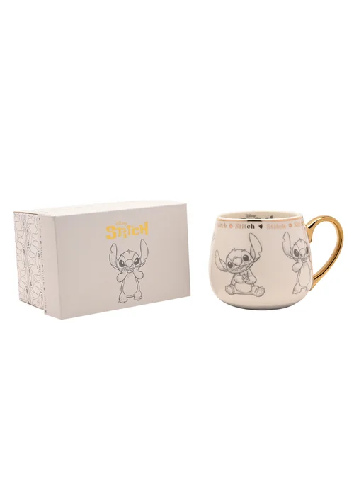 Disney Classic White Collectable Mug Stitch - One Size Image 3