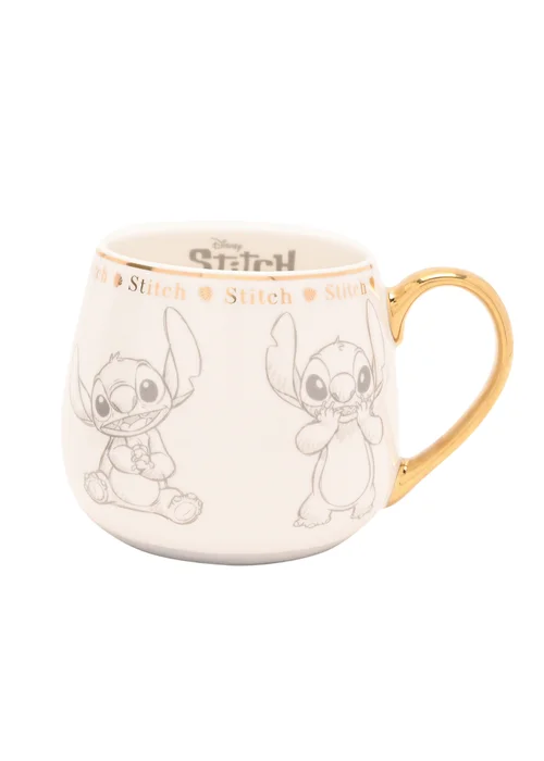 Disney Classic White Collectable Mug Stitch - One Size Image 2
