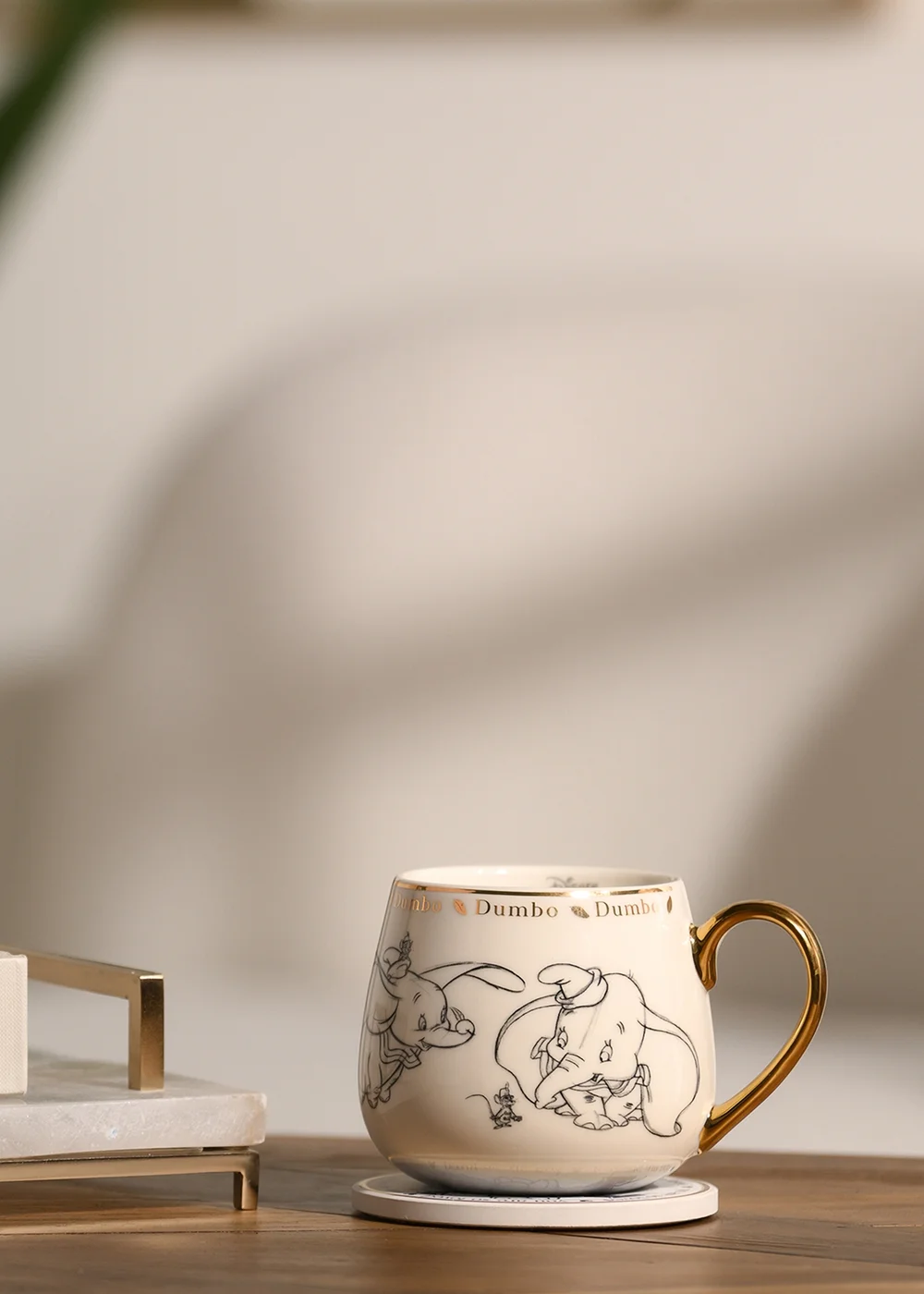 Disney Classic White Collectable Mug Dumbo - One Size Image 1