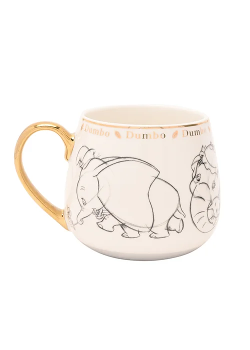 Disney Classic White Collectable Mug Dumbo - One Size Image 3