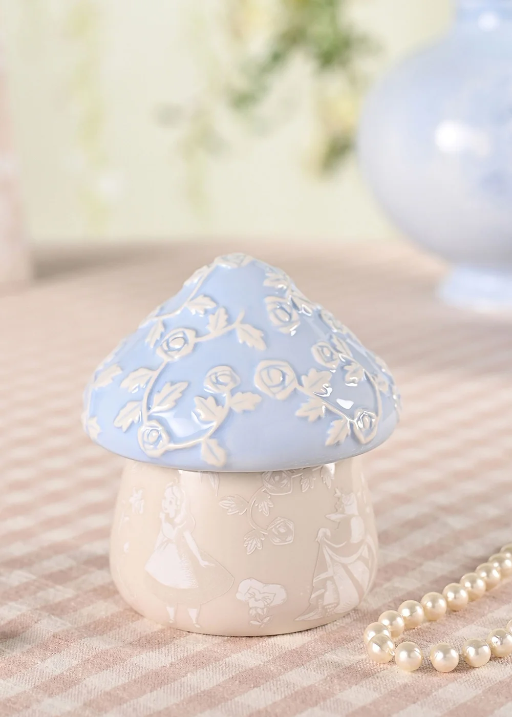 Disney Alice In Wonderland Mushroom Trinket Box - One Size Image 2