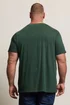 BadRhino Green Acid Wash Tattoo Tiger Graphic T-Shirt - 5/6 XL Image 3