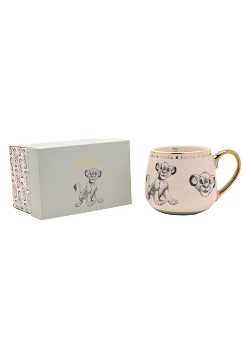 Disney Classic Collectable White Mug Simba - One Size Image 4