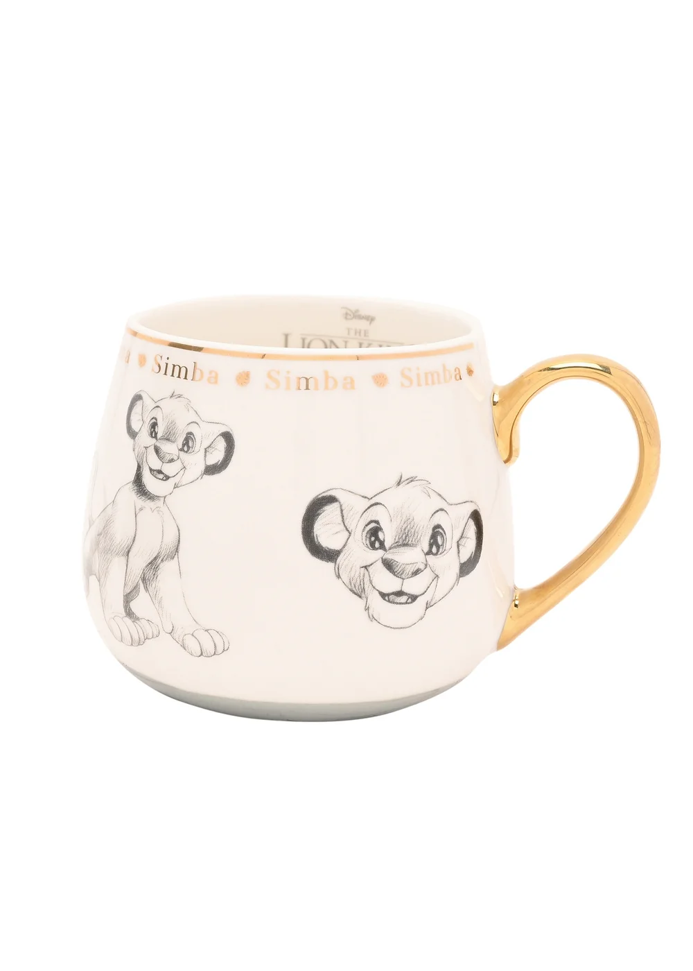 Disney Classic Collectable White Mug Simba - One Size Image 2