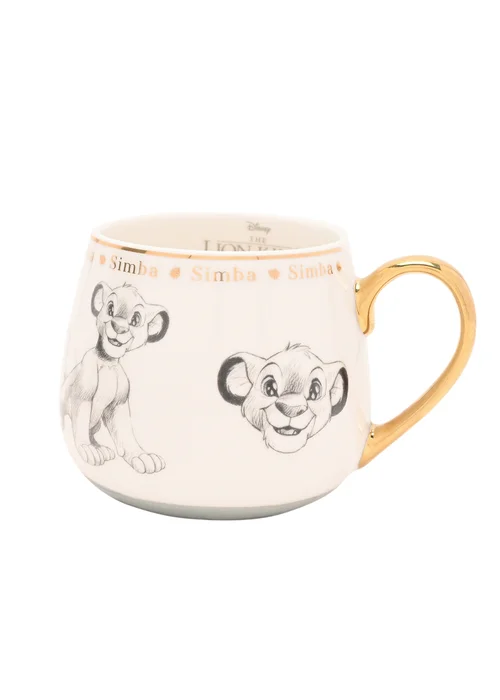Disney Classic Collectable White Mug Simba - One Size Image 2
