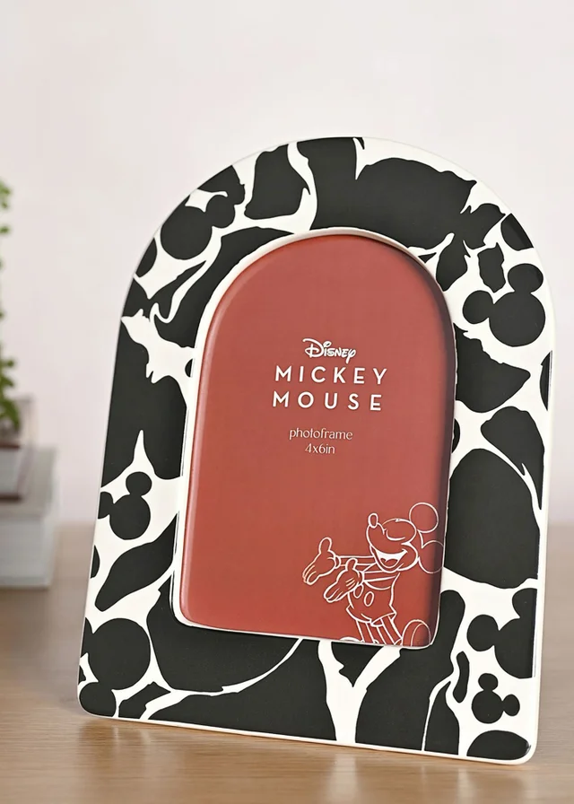 Disney Mickey Shapes Black & White Arched Photo Frame