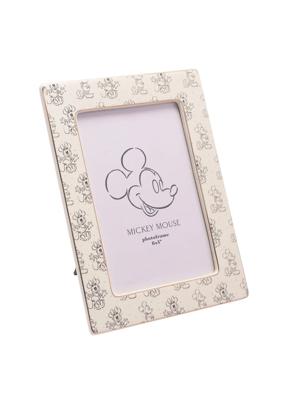 Disney Mickey & Minnie Ceramic Cream Frame - One Size Image 2