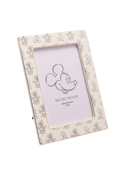 Disney Mickey & Minnie Ceramic Cream Frame - One Size Image 2