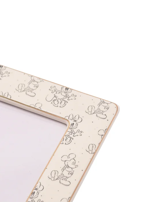 Disney Mickey & Minnie Ceramic Cream Frame - One Size Image 3
