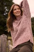 M&Co Pink Chunky Knit Textured Jumper - Size 14-16 Image 1