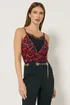 Star By Julien Macdonald Red Leopard Print Cami Top - Size 14 Image 2