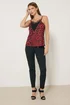 Star By Julien Macdonald Red Leopard Print Cami Top - Size 14 Image 3