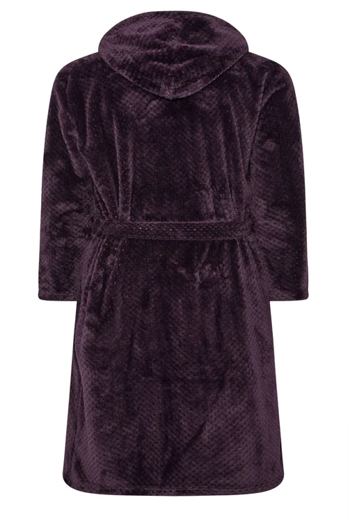 BadRhino Purple Textured Dressing Gown - 7/8 XL Image 4