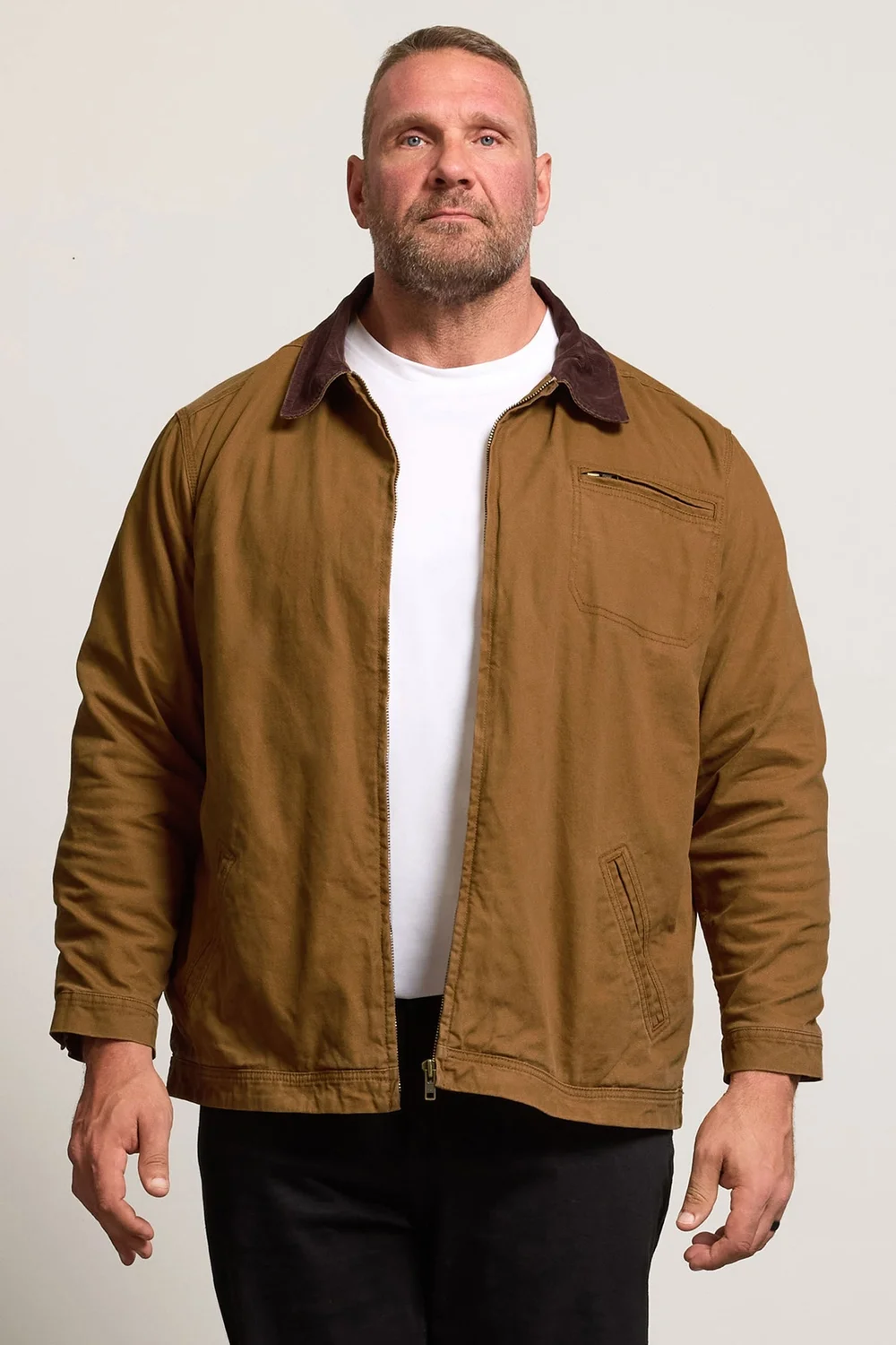 BadRhino Brown Canvas Worker Jacket - XL Image 2
