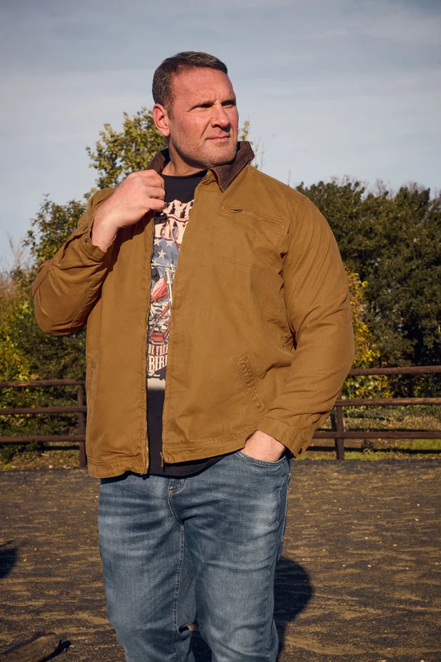BadRhino Brown Canvas Worker Jacket