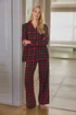 Long Tall Sally Red & Green Cotton Check Pyjama Set - Size 22-24 Image 1